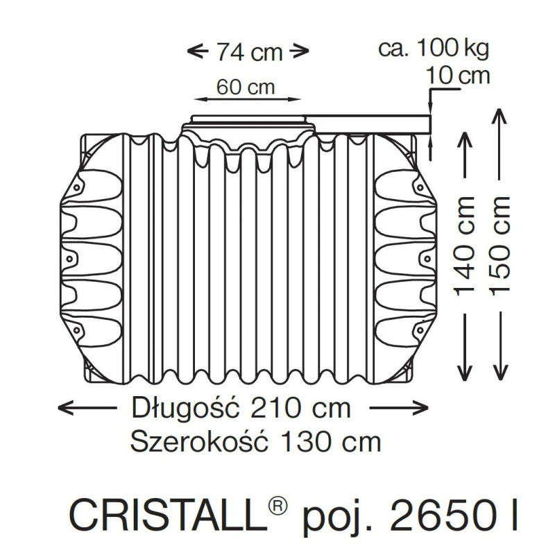 Zestaw Garden Comfort Cristall 1600 i 2650 litrów