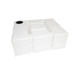 Zbiornik 1000 litrów płaski z przepierzeniem 159x124x59 waterflex biały