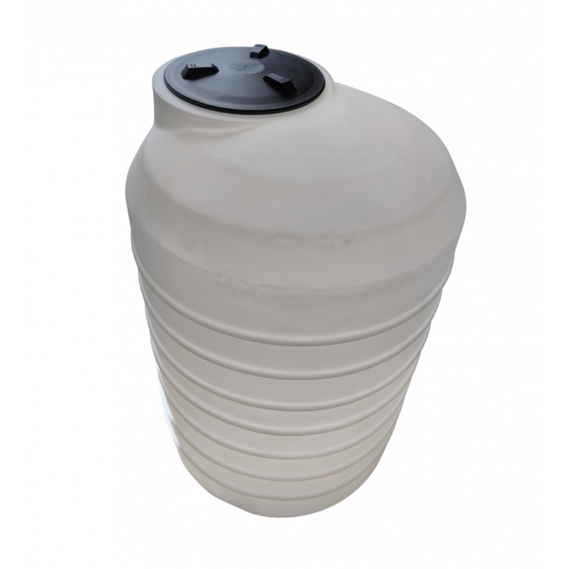 Zbiornik 500 litrów beczka biała pionowa na wodę pitną