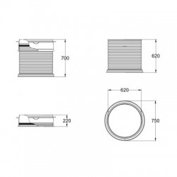 Nadstawka do zbiornika podziemnego Neptun