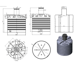 Zbiornik podziemny V-8000U