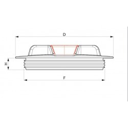 Pokrywka z pływakiem zamykającym 1'' (20 cm)