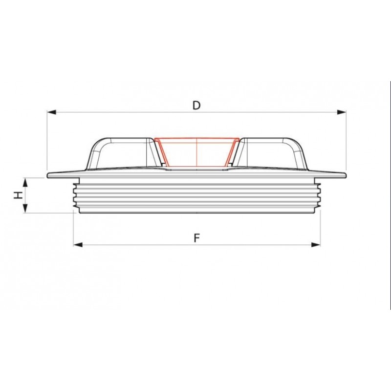 Pokrywka z pływakiem zamykającym 1'' (20 cm)