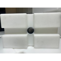 Zbiornik 45 litrow 50x30x37 z uchwytami i otworem eM waterflex