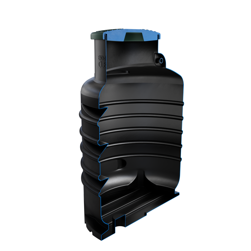 Obudowa studni rysunek techniczny Waterflex