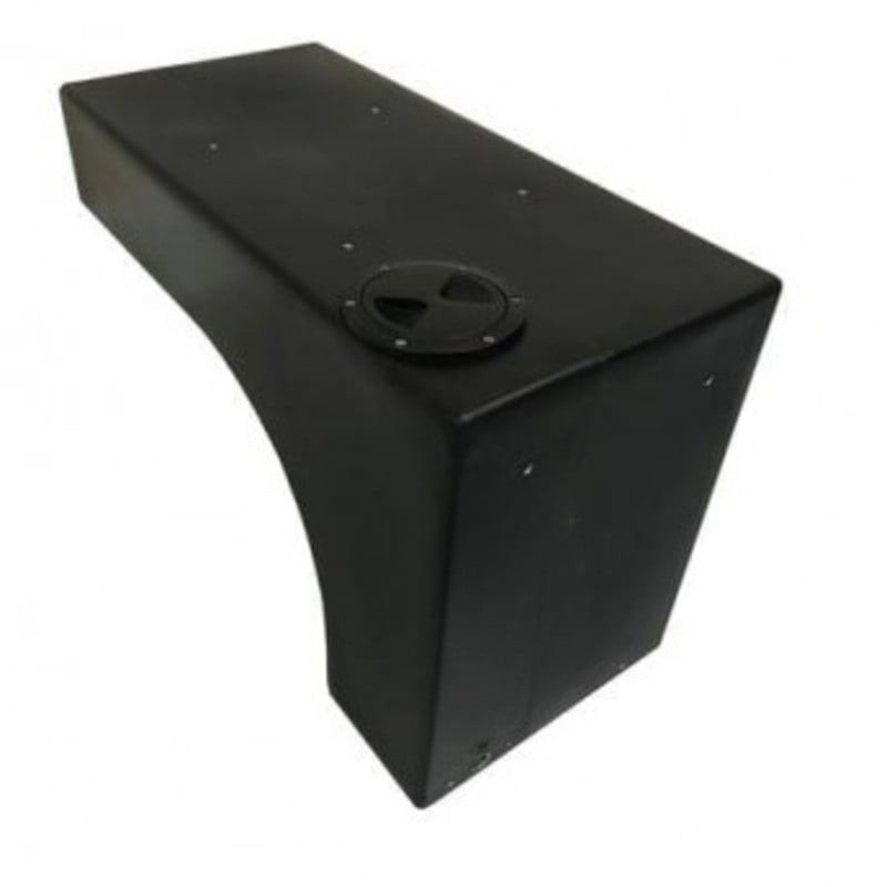 57 liter tank for the wheel arch