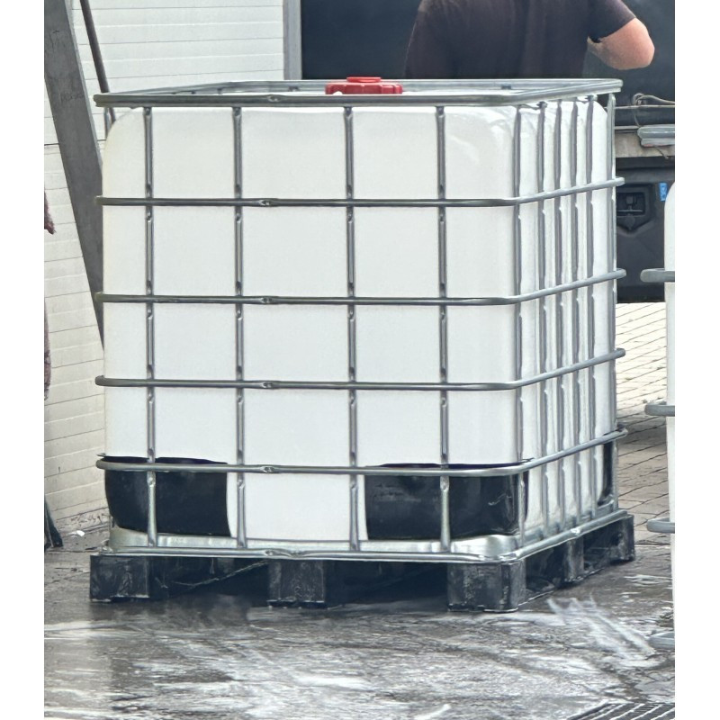 Zbiornik mauzer 1000 litrow plastik duza pokrywka waterflex