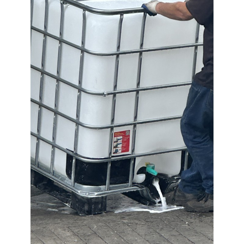 1000 litrów zbiornik MAUZER IBC paletopojemnik PLASTIKOWA podstawa o średnicy wlewu 255mm