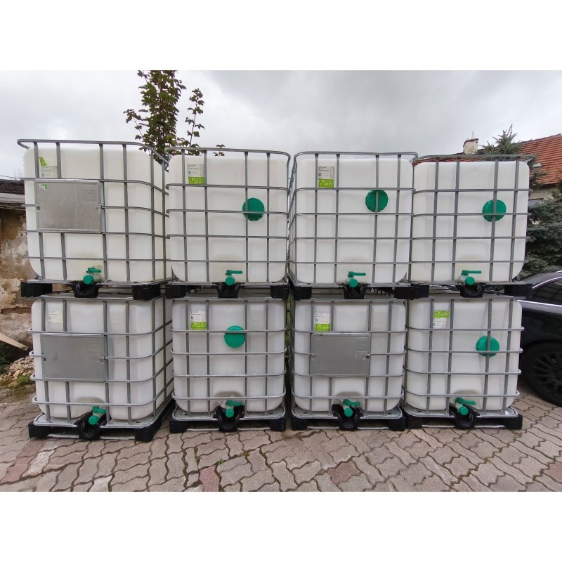 1000 litrów zbiornik MAUZER IBC paletopojemnik PLASTIKOWA podstawa o średnicy wlewu 255mm
